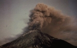 The eruption of 1966 (photo by Gordon Davies)