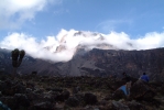 Barranco Camp offered stunning views of our target