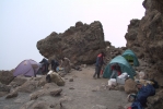 Our camp at Barafu before the final ascent of Kili